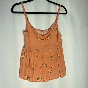 NWT American Eagle crop ruffle tank. (S)